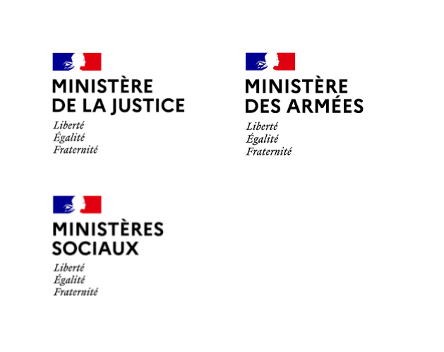 Ministère de la justice - Ministère des armées - Ministères sociaux